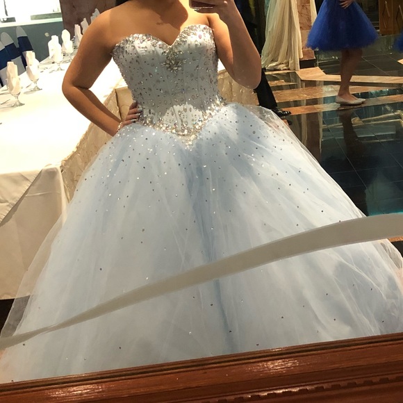 light blue dresses for sweet 16